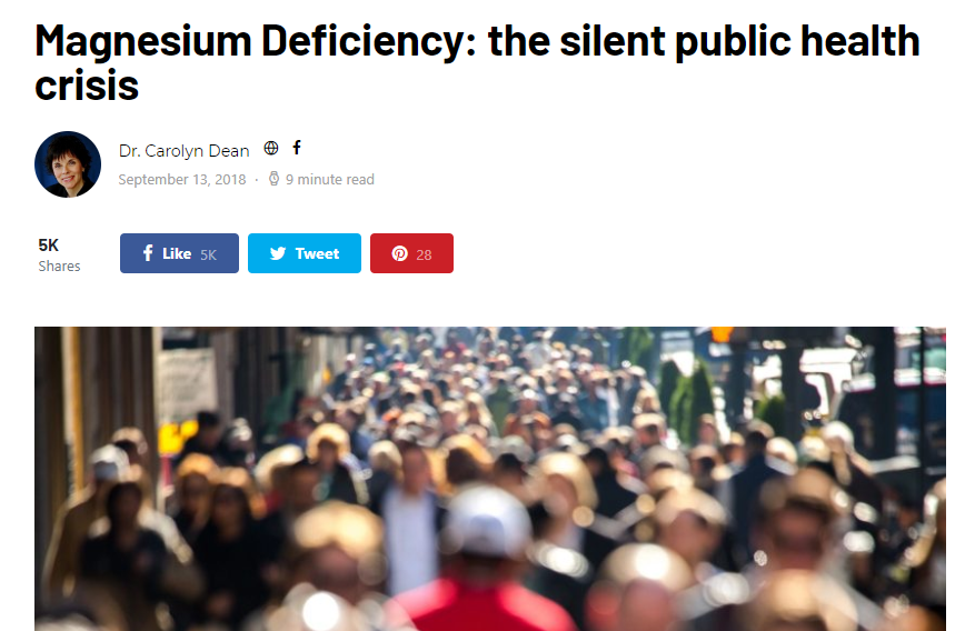 magnesium deficiency